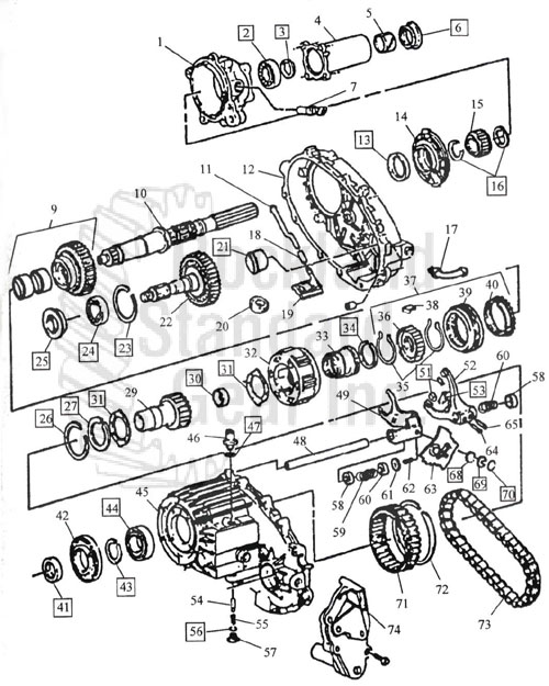 New Process 233 Transfer Case