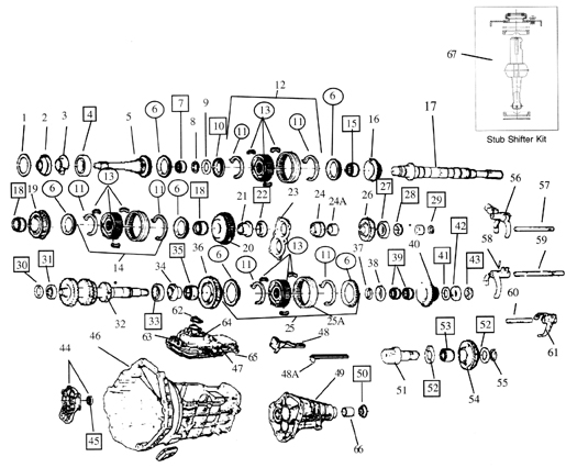 Toyo Koygo Mazda Transmission diagram